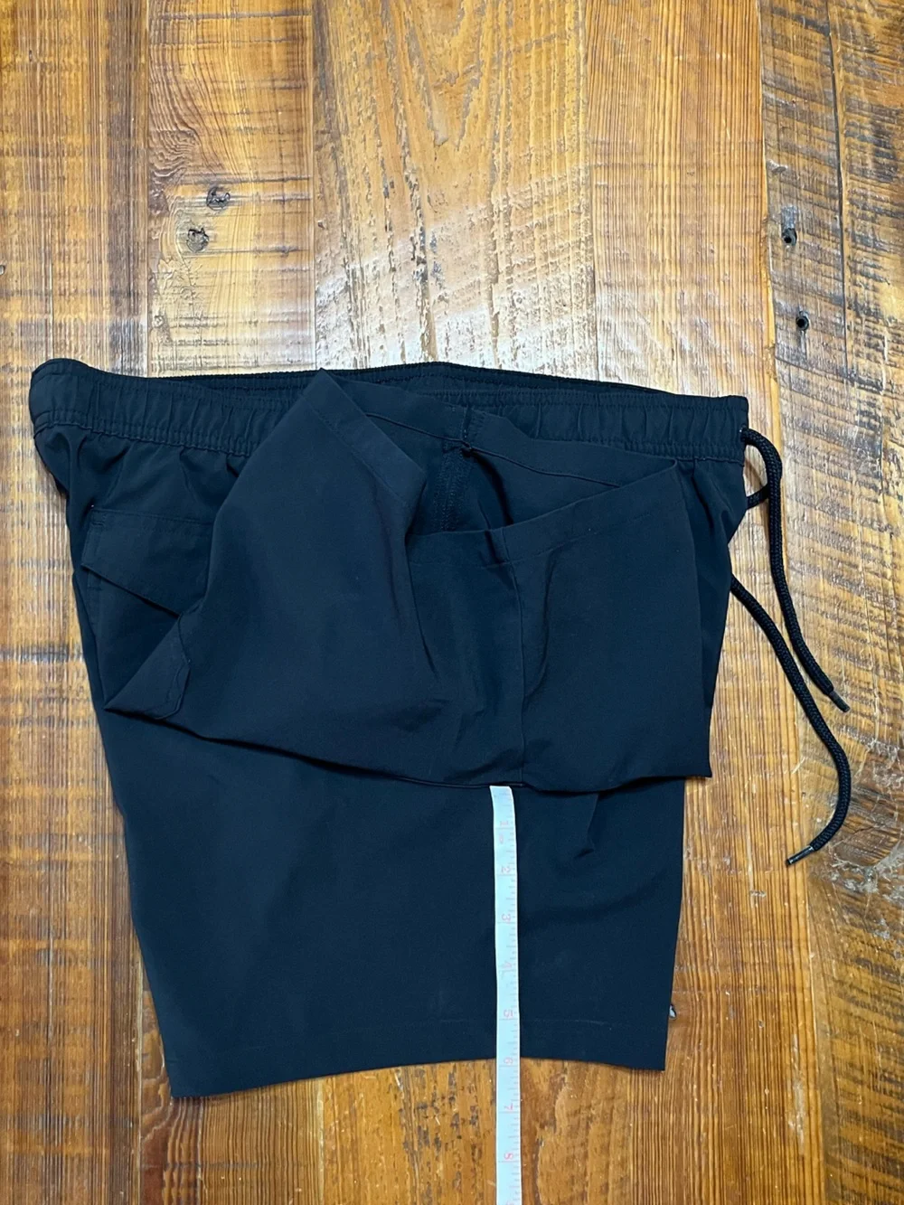 MeUndies Black Drawstring Swim Shorts Size Large